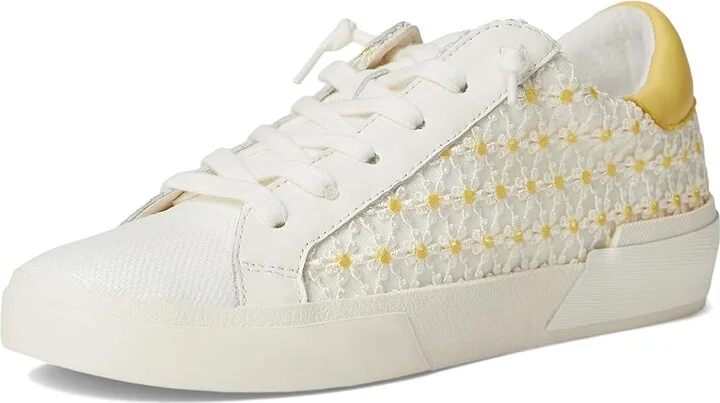 Dolce Vita Zina Floral Women's Shoes White/Yellow Floral Mesh : 10 M, Rubber - Image 5