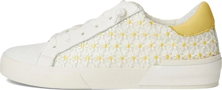 Dolce Vita Zina Floral Women's Shoes White/Yellow Floral Mesh : 10 M, Rubber - Image 6