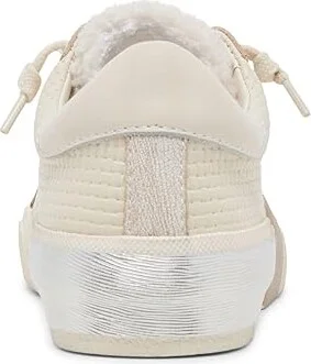 Dolce Vita Zina Plush Women's Shoes White Woven : 8 M, Textile/Leather - Image 3