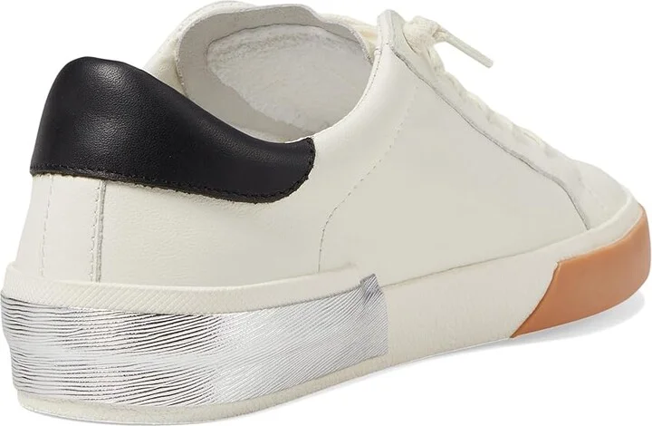 Dolce Vita Zina Women's Shoes White/Black Leather : 6 W, Leather/Hair Calf - Image 4