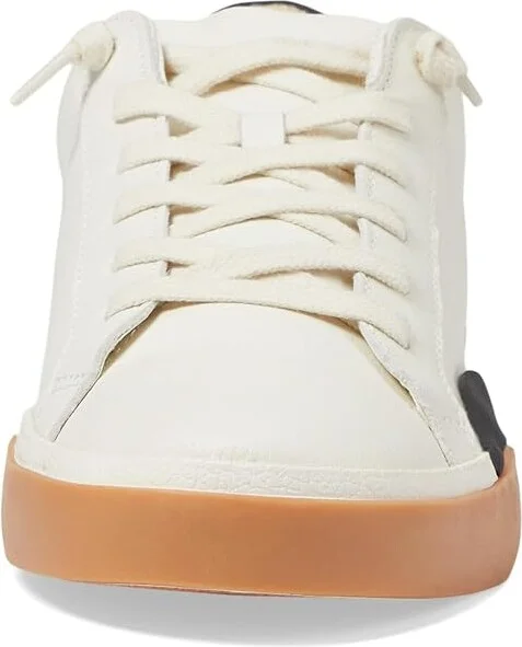 Dolce Vita Zina Women's Shoes White/Black Leather : 6 W, Leather/Hair Calf - Image 5