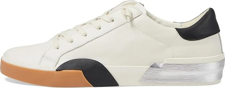 Dolce Vita Zina Women's Shoes White/Black Leather : 6 W, Leather/Hair Calf - Image 6
