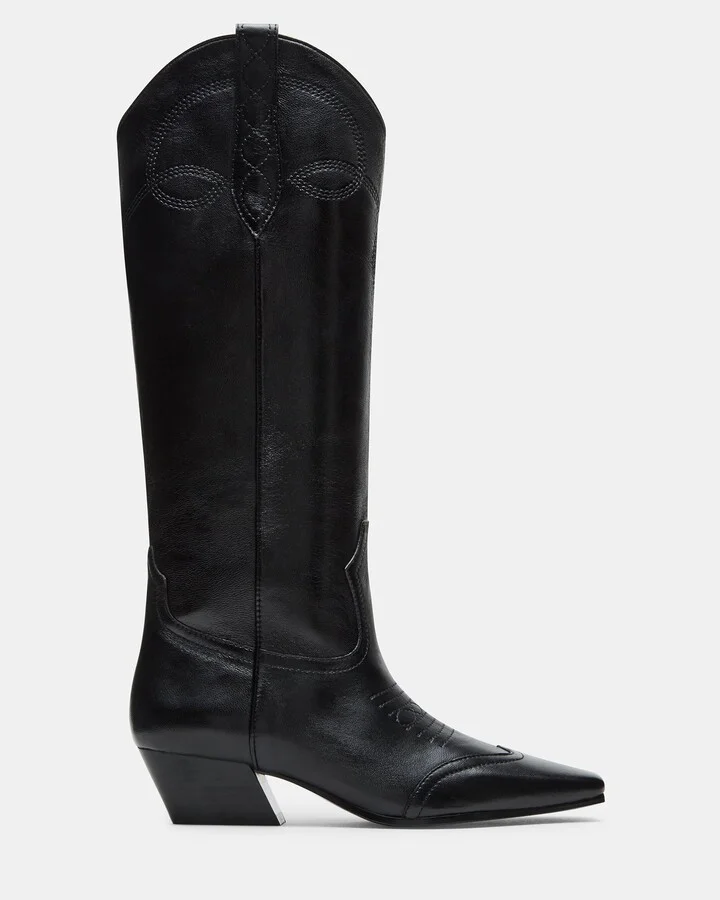 Dollie Black Leather
