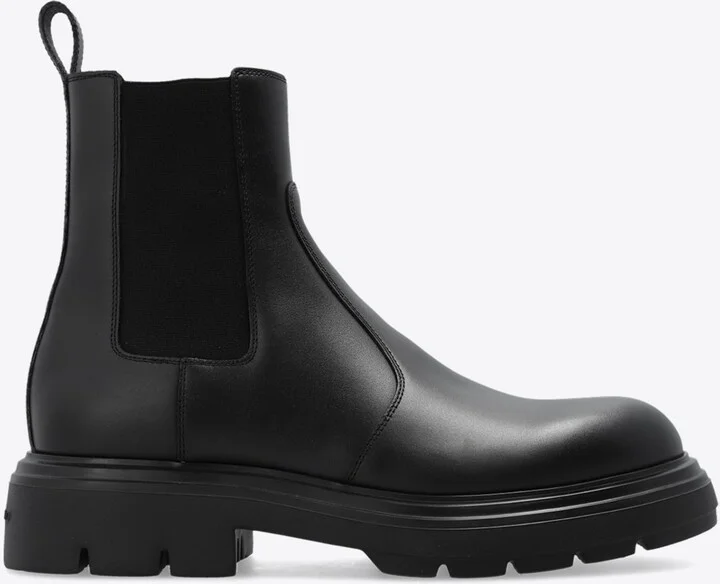 Dollie Calf Leather Ankle Boots