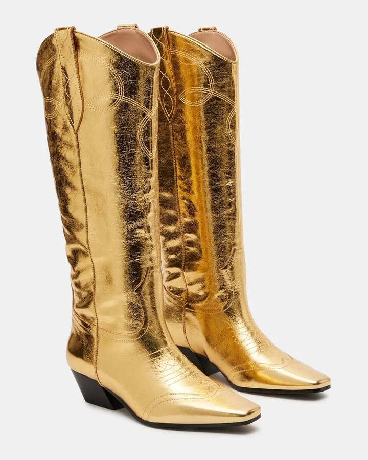 Dollie Gold Leather - Image 2