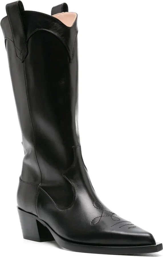 Dolly 50mm leather boots - Image 2