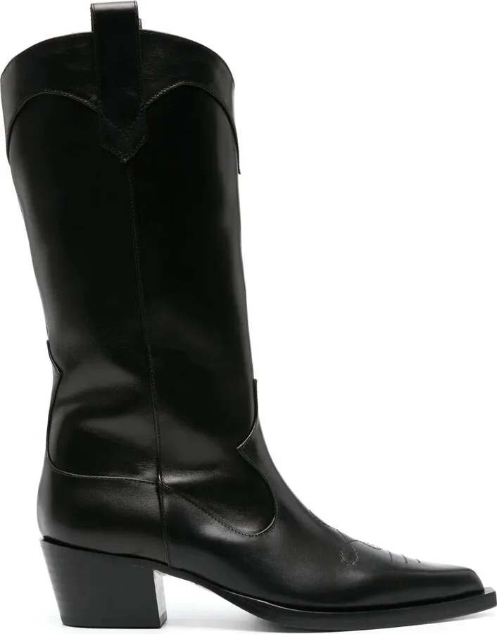 Dolly 50mm leather boots