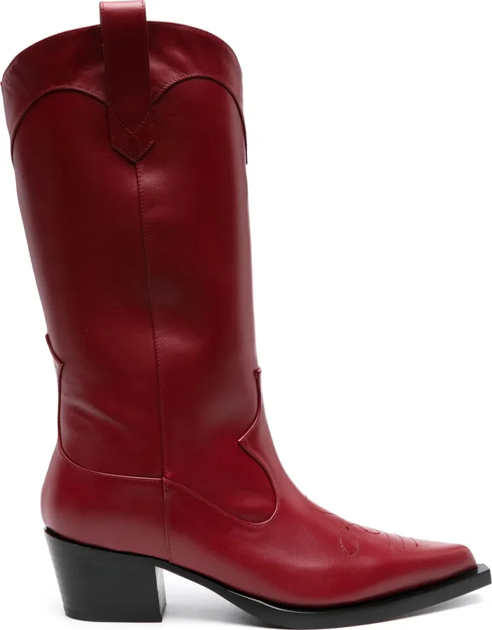 Dolly leather boots