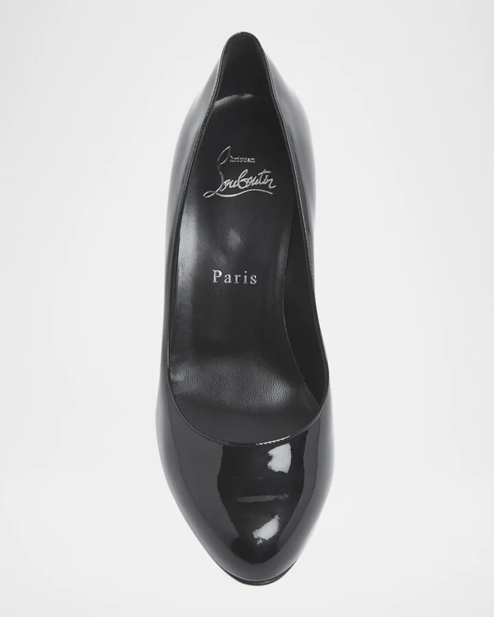 Dolly Patent Red Sole Pumps - Image 2