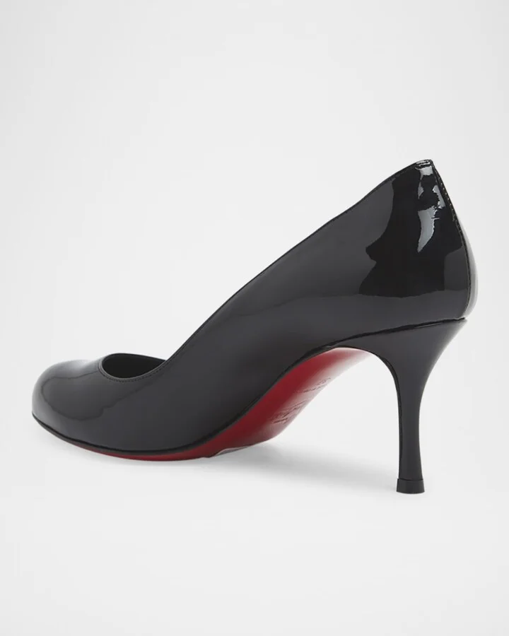 Dolly Patent Red Sole Pumps - Image 3