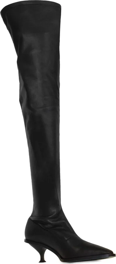 Dolores Tall Boot Black Harley Stretch - Image 2