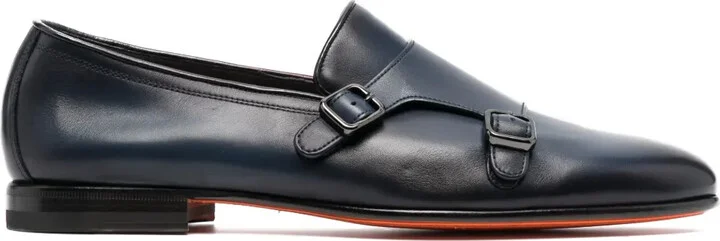 Dolorous leather monk shoes