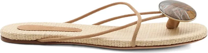 Doma stoned flat sandals