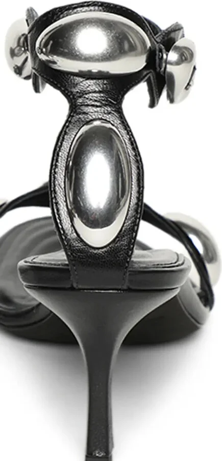Dome 65mm leather sandals - Image 2