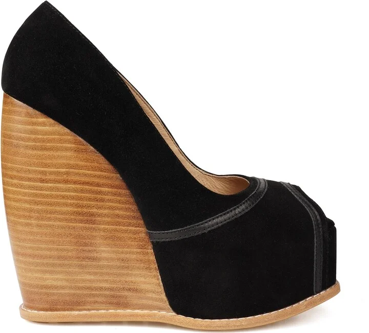 Domenika Peep Toe Platform Wedge Sandal - Image 3
