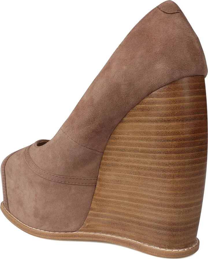 Domenika Peep Toe Platform Wedge Sandal - Image 8