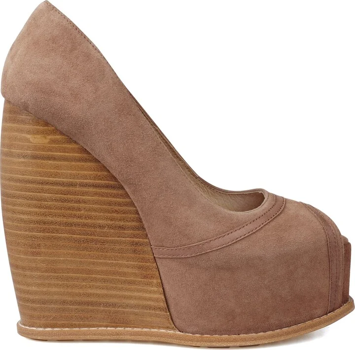 Domenika Peep Toe Platform Wedge Sandal - Image 9