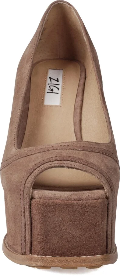 Domenika Peep Toe Platform Wedge Sandal - Image 10