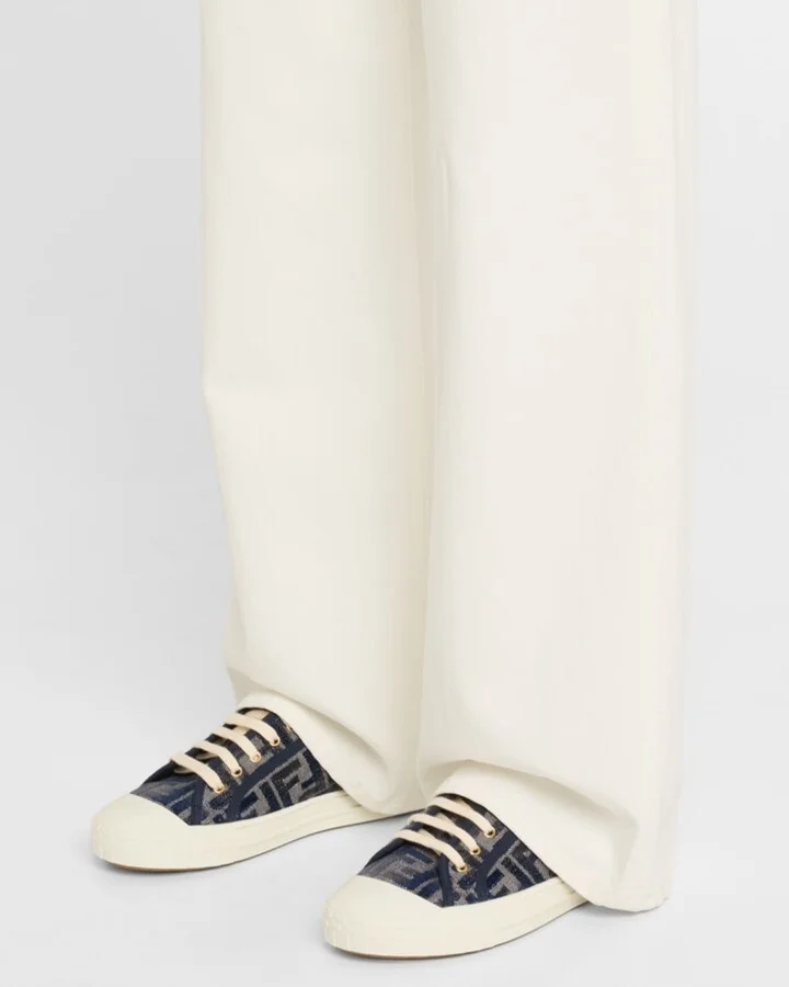 Domino FF Chenille Jacquard Low-Top Sneakers - Image 11