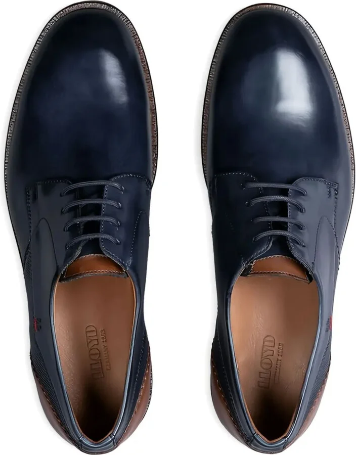 Domino leather Derby shoes - Image 3
