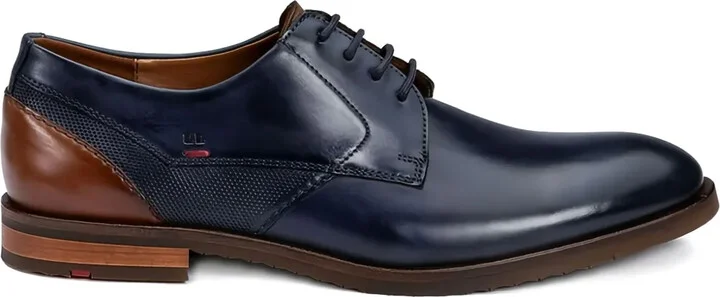 Domino leather Derby shoes