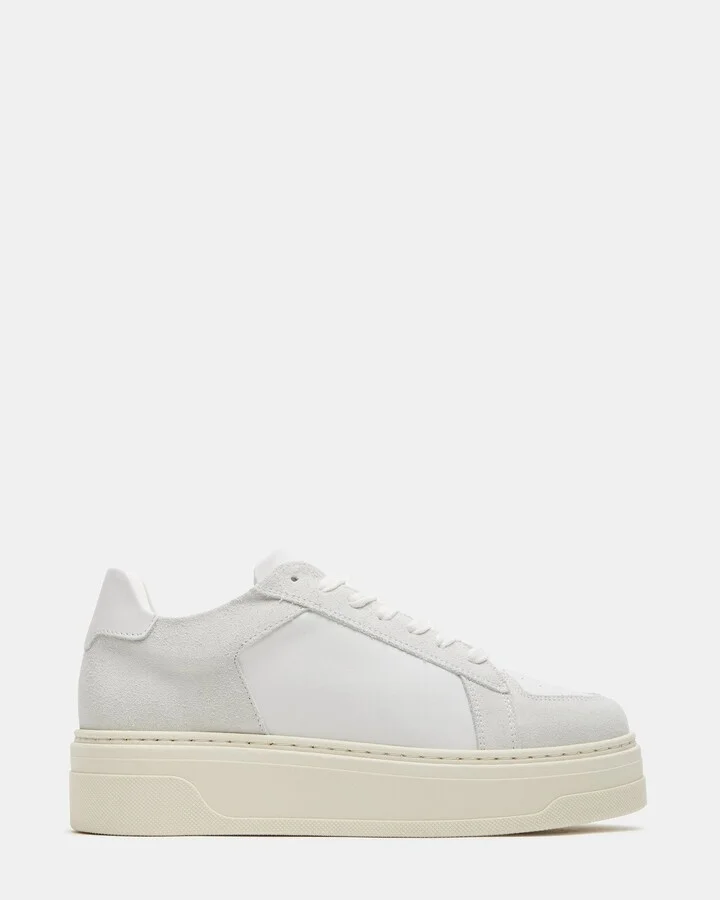 Domino White Leather
