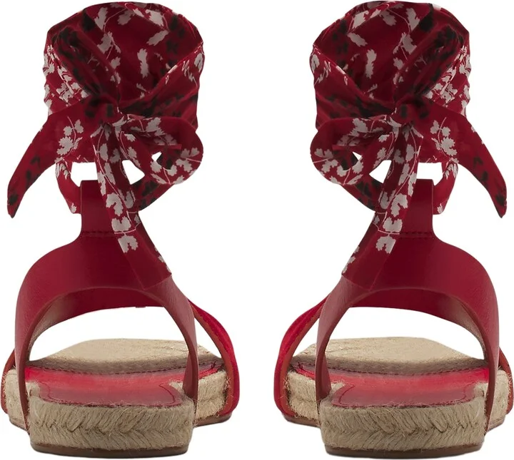 Domra Flat Suede Sandals - Image 5
