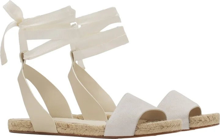 Domra Flat Suede Sandals - Image 9