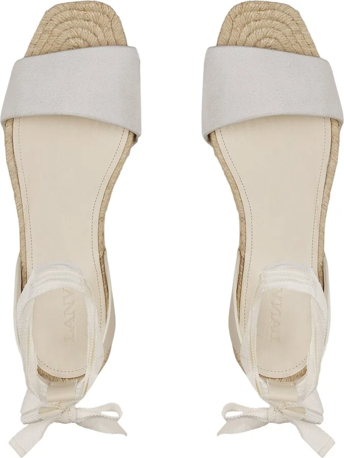Domra Flat Suede Sandals - Image 11