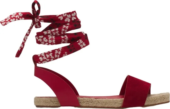 Domra Flat Suede Sandals