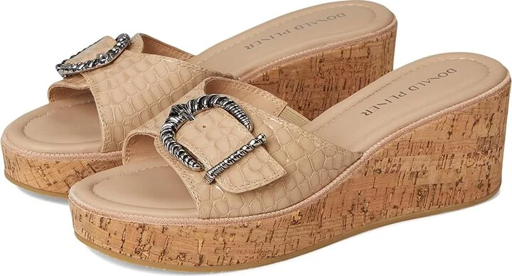 Donald Pliner Alfee Women's Sandals Sand : 9 M, Leather