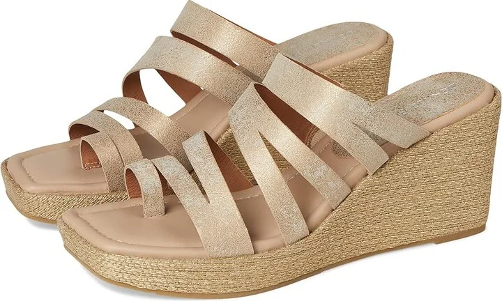 Donald Pliner Anamari Women's Sandals Light Bronze : 7 M, Leather