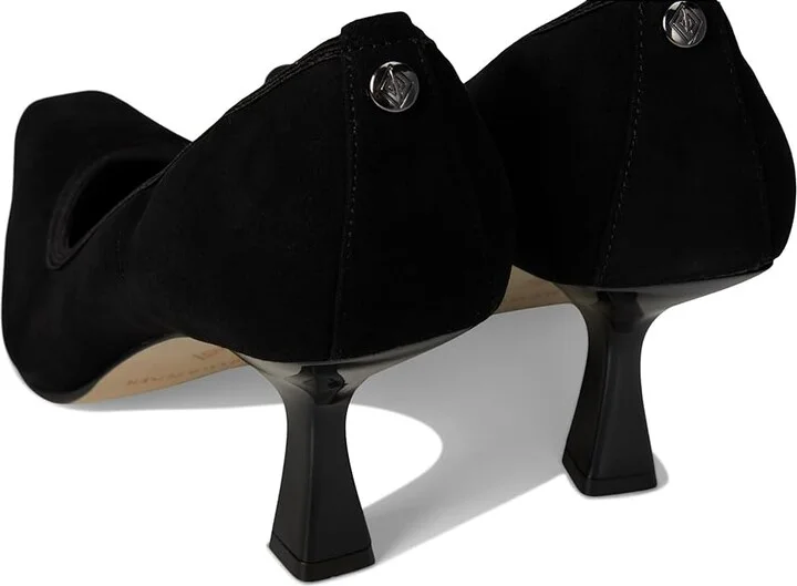 Donald Pliner Bernice High Women's Heels Black : 7 M, Leather - Image 7
