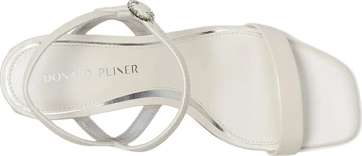 Donald Pliner Brazi Women's Sandals Pearl : 8 M, Leather - Image 2