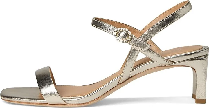 Donald Pliner Brazi Women's Sandals Platinum : 6 M, Leather - Image 6