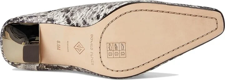 Donald Pliner Buena High Women's Heels Taupe : 5 M, Leather - Image 3