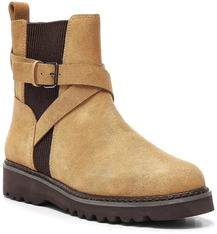 Donald Pliner Captain Leather & Suede Bootie