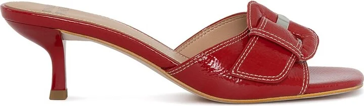 Donald Pliner Cherry Leather Sandal - Image 2