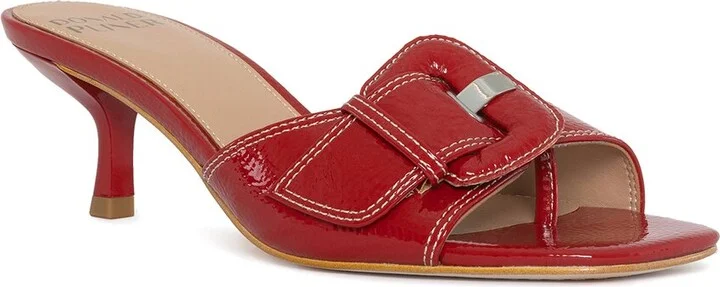 Donald Pliner Cherry Leather Sandal