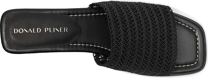 Donald Pliner Clodie Women's Sandals Black : 6.5 M, Suede - Image 2