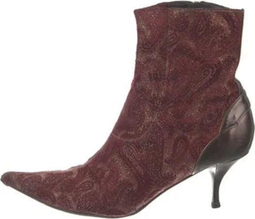 Animal Print, Burgundy
