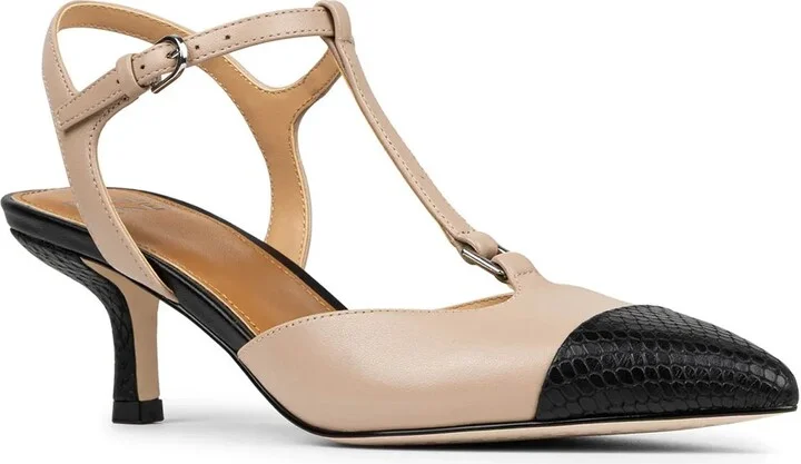 Sand/Black Leather