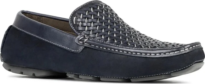 Navy Nubuck Leather