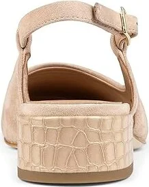 Donald Pliner DAVINA High Women's Heels Sand : 9.5 M, Leather/Suede - Image 4