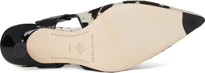 Donald Pliner Elliemay High Women's Heels Black : 10 M, Leather - Image 3