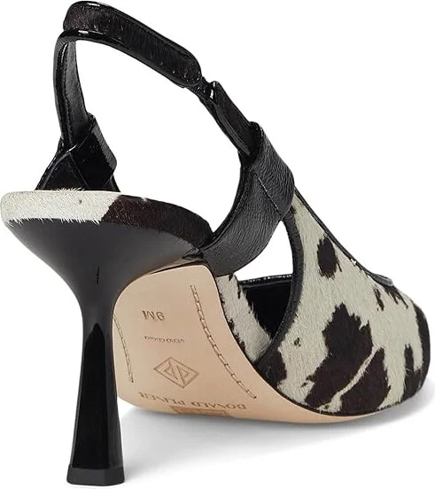 Donald Pliner Elliemay High Women's Heels Black : 10 M, Leather - Image 4