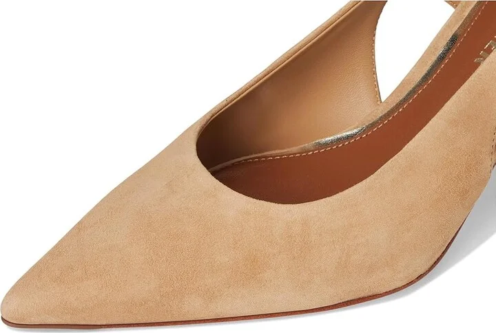 Donald Pliner Elliemay High Women's Heels Camel : 10 M, Leather - Image 7