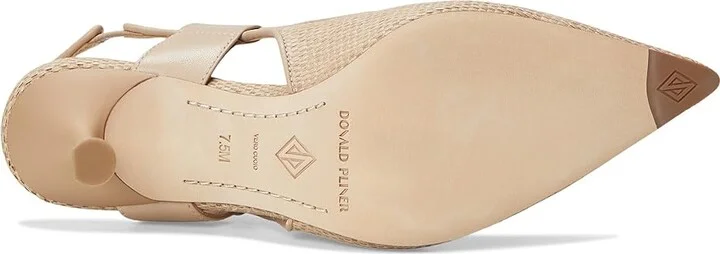 Donald Pliner Elliemay High Women's Heels Sand : 6 M, Leather - Image 3