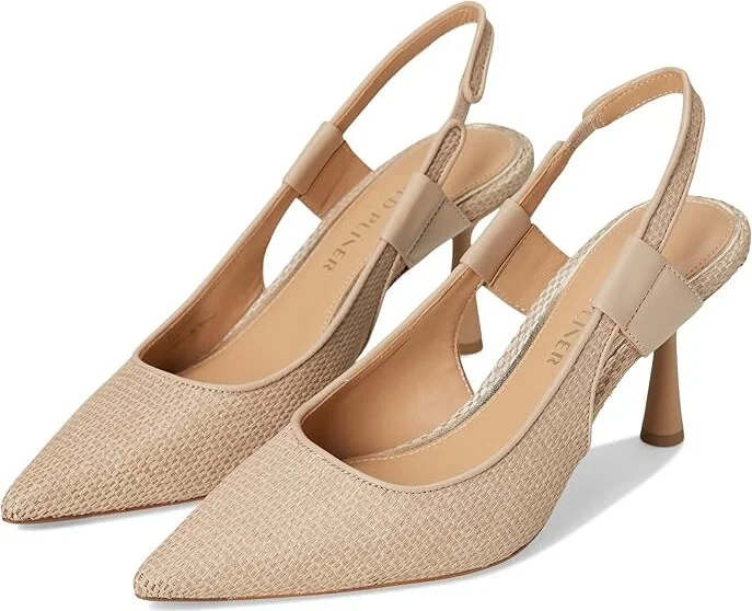 Donald Pliner Elliemay High Women's Heels Sand : 6 M, Leather