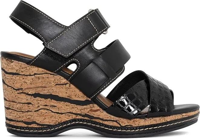 Donald Pliner Fablle Women's Sandals Black : 5 M, Leather - Image 5